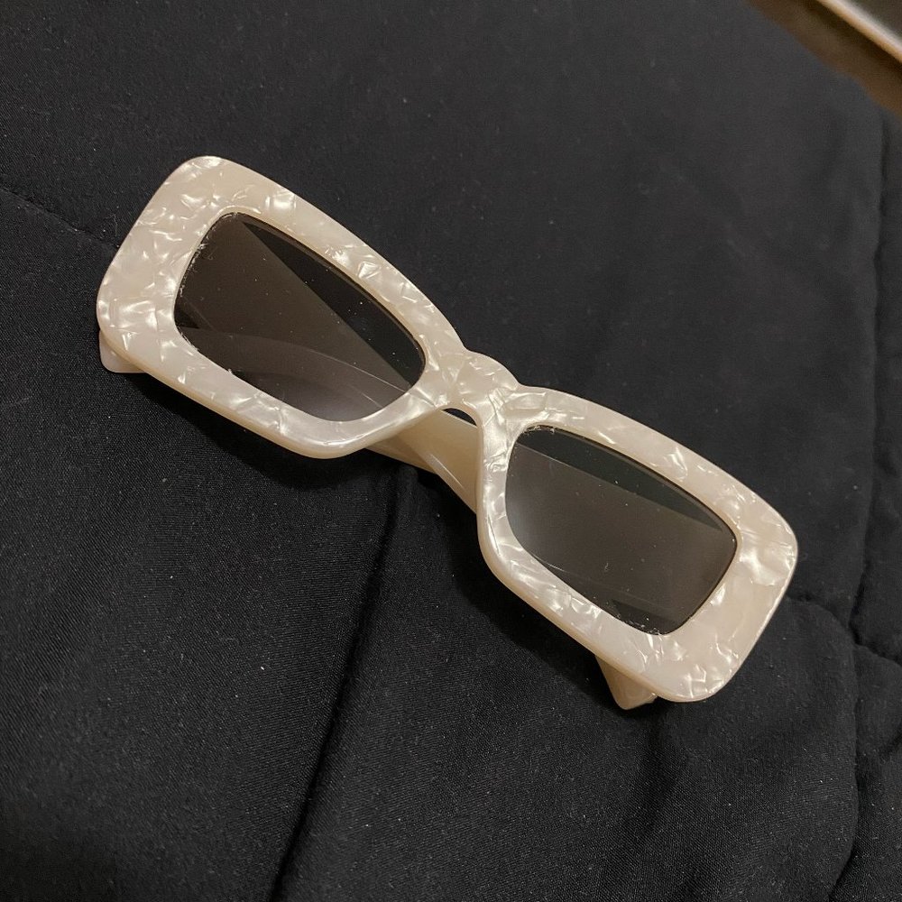 Pink Marble Sunglasses